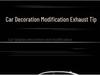 Автомобильная черная титановая выхлопная труба из нержавеющей стали с квадратным выходом для BMW