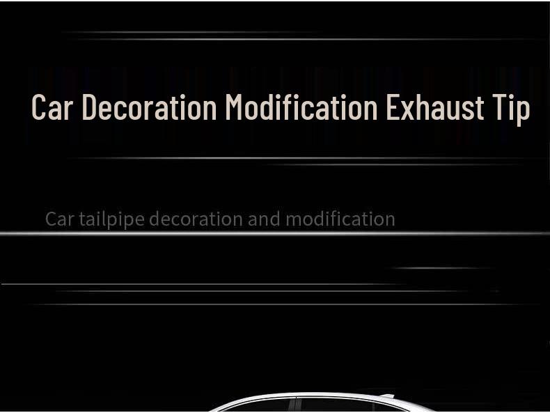 Автомобильная черная титановая выхлопная труба из нержавеющей стали с квадратным выходом для BMW