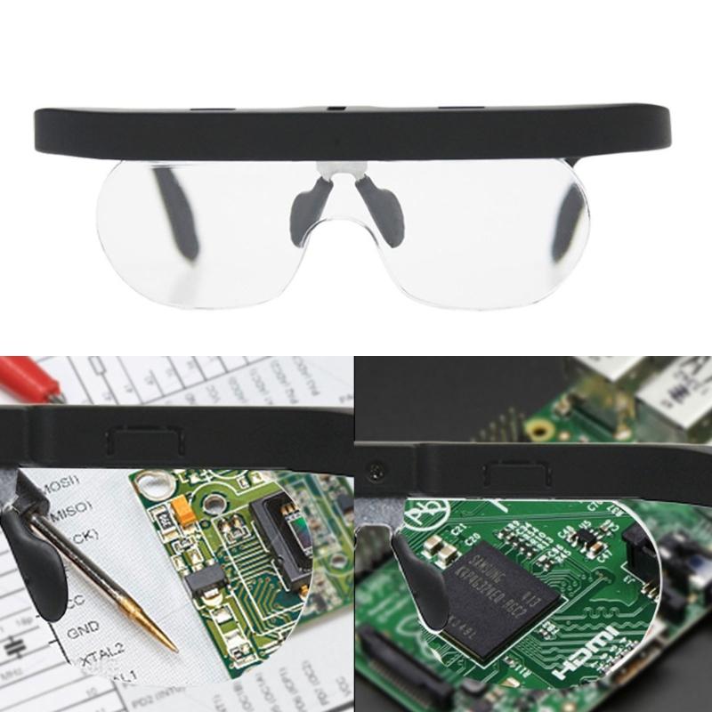 Head Magnifier,Hands Free Headband Magnifying Glasses Professional Jewelers Loupe Headband Magnifying Glass