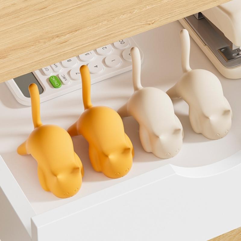 Милый Портативный Крючок-Вешалка для Сумки с Кошкой, Крючок для Стола, Органайзер для Сумки, Рюкзака, Дорожной Сумки, Держатель, Декор для Дома, Офиса, Боковые Крючки для Стола