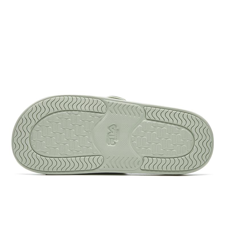 Fila Drifter 2 Модные Простые Трендовые Повседневные Универсальные Удобные Тонкая Подошва Липучка Шлепанцы Женские сандалии Туманно-Серый-Зеленый F12W622506FFG
