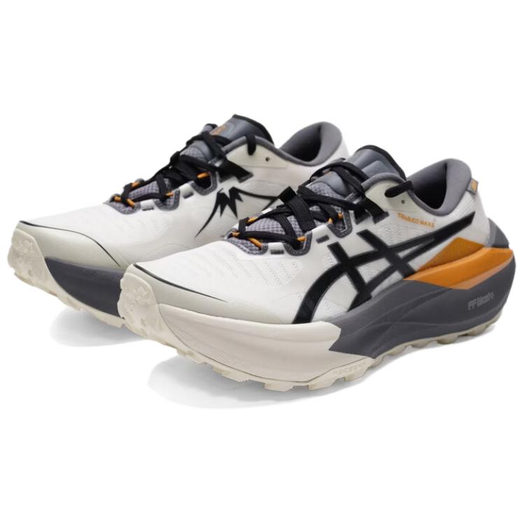 Asics TRABUCO MAX 5 Беговые кроссовки Мужские Бежевый Черный 1011C271-100