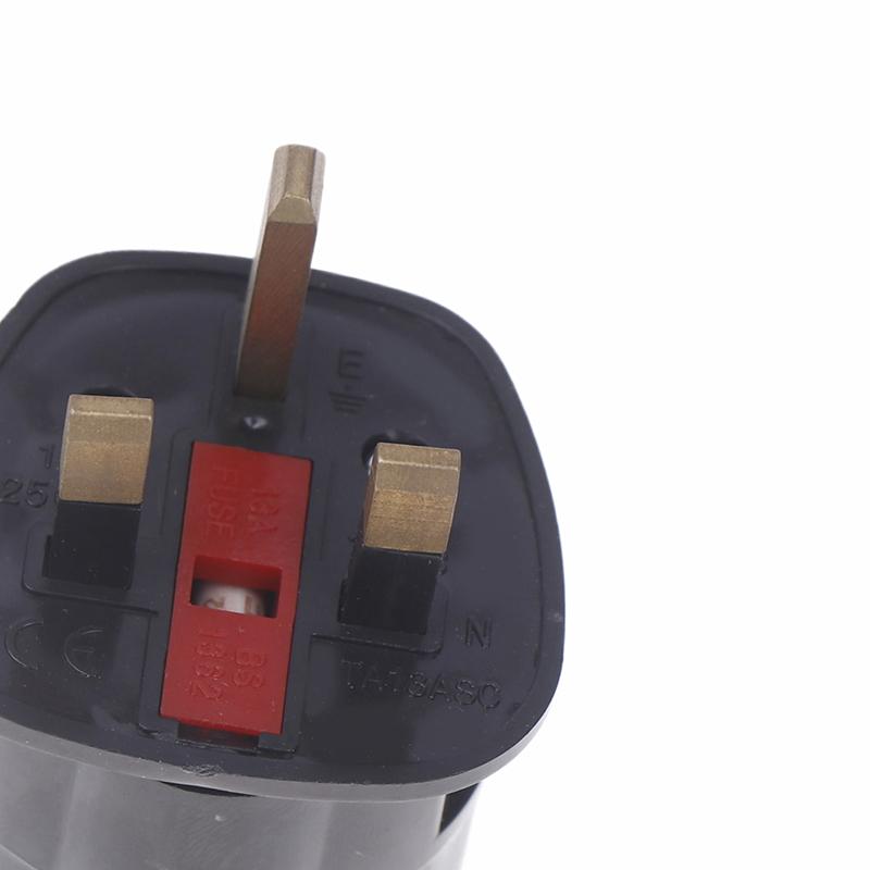 250 В 13 А Многофункциональный адаптер вилок Eu Европейский в UK 2-контактный преобразователь мощности розетка путешествия Дубай Сингапур универсальный адаптер