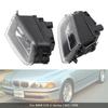 Pair Front Bumper Fog Light Lamp Housing Shell For BMW E39 5-Serise 1995-1998