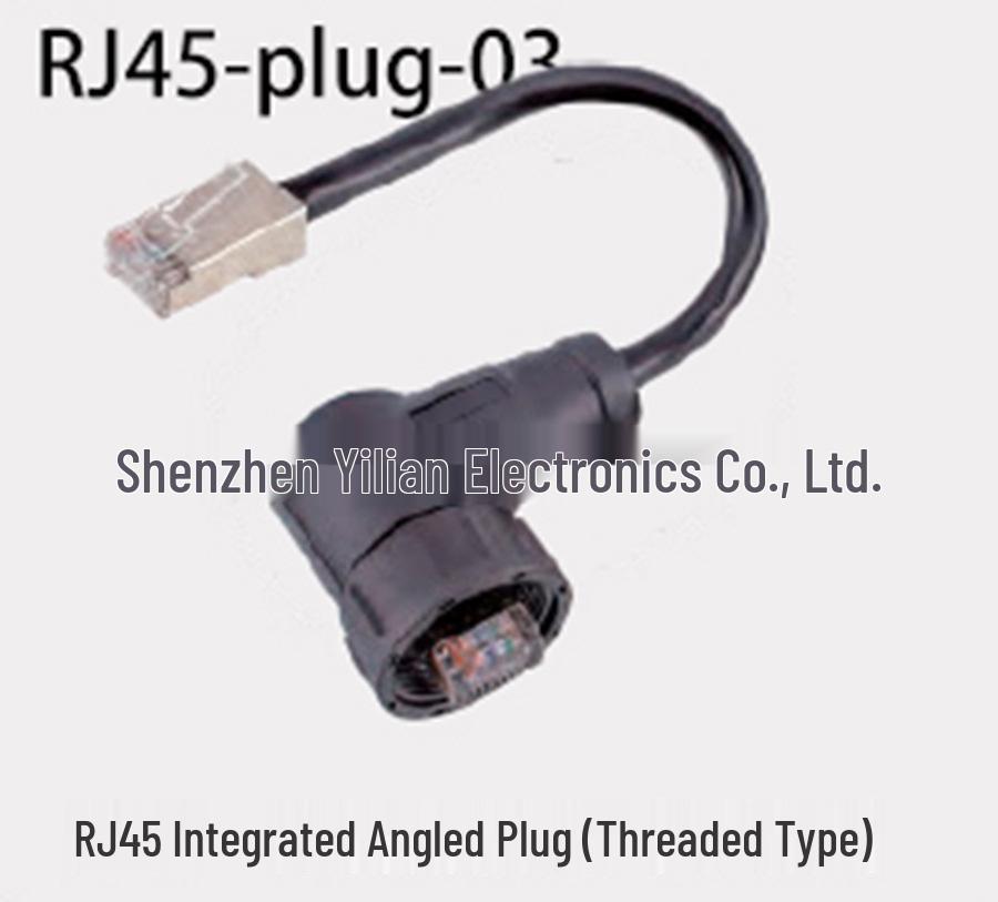 Водонепроницаемый разъем-вилка RJ45 CAT5e/CAT6a Gigabit IP67/IP68 Монтаж на переднюю/заднюю панель