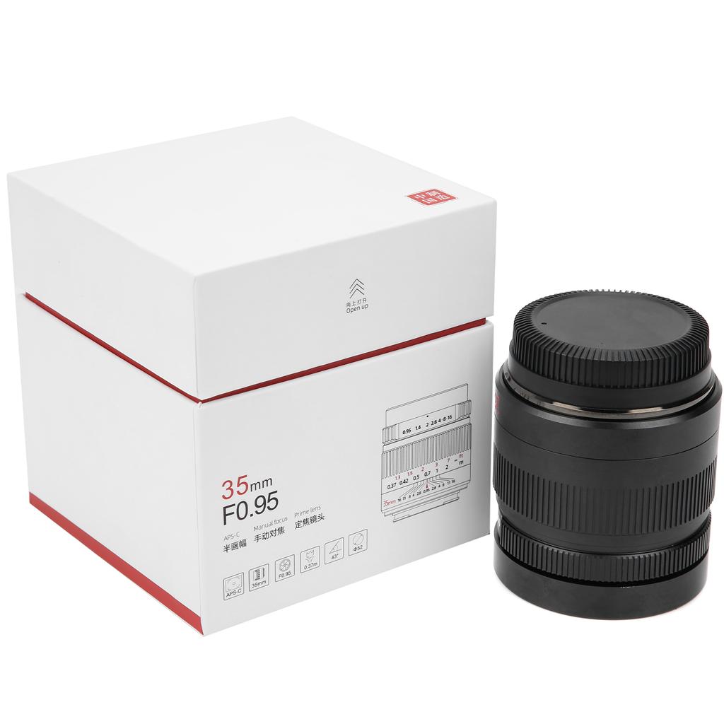 7Artisans 35mm F0.95 Large Aperture Portrait Manual Prime Lens for M43 Mount Camera