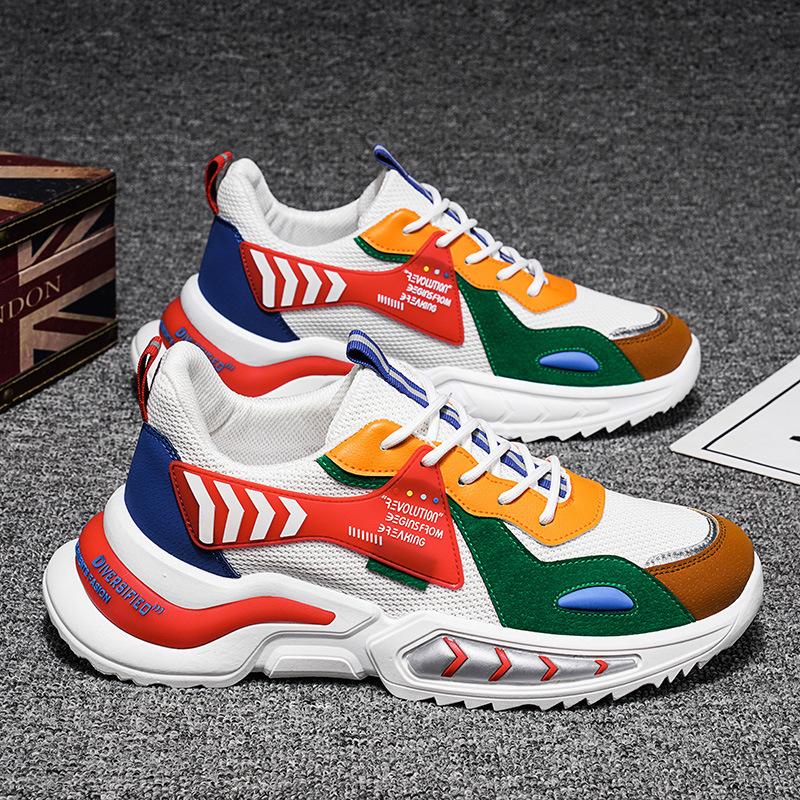 2022 Новейшая мужская обувь сетчатая дышащая спортивная обувь на шнуровке модные кроссовки повседневная обувь обувь для папы студенческая обувь большого размера для мужчин