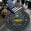 Adventure Nature Round Area Rug Under Office Chairs Bedroom Living Room Home Decor