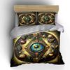 "Eye Anatomy Artwork Decor Set" Bedding Set with 1 Duvet Cover 2 Pillowcases Single Double King Queen, Gift