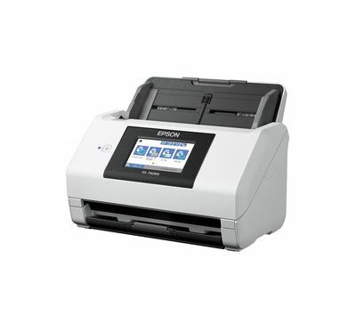 Epson Сканер DS-790WN Сканер с автоподатчиком листов A4 (45 листов/мин, проводная/беспроводная локальная сеть, 4,3-дюймовая сенсорная панель)