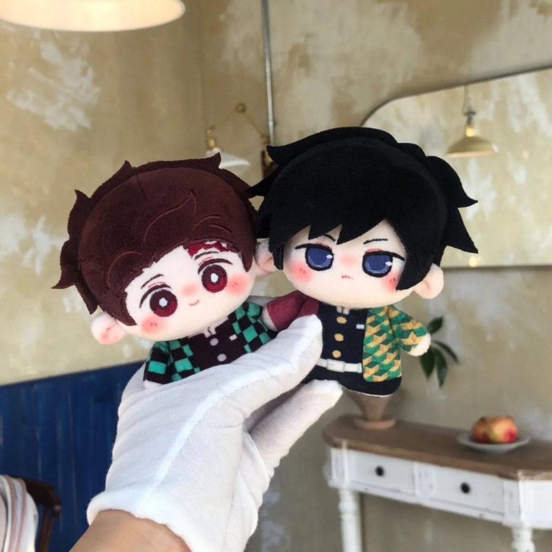 Demon Slayer Plush-Filled Figure Adorable Tanjiro Mitsuri Animation Figure Animation Design  Giyu Akaza Koyuki Plush Playthings Decoration Piece Fans