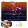 Square/Round Diamond Painting Rhinestone Couple Portrait Picture 5D Diamond Embroidery Mosaic Handmade Gift