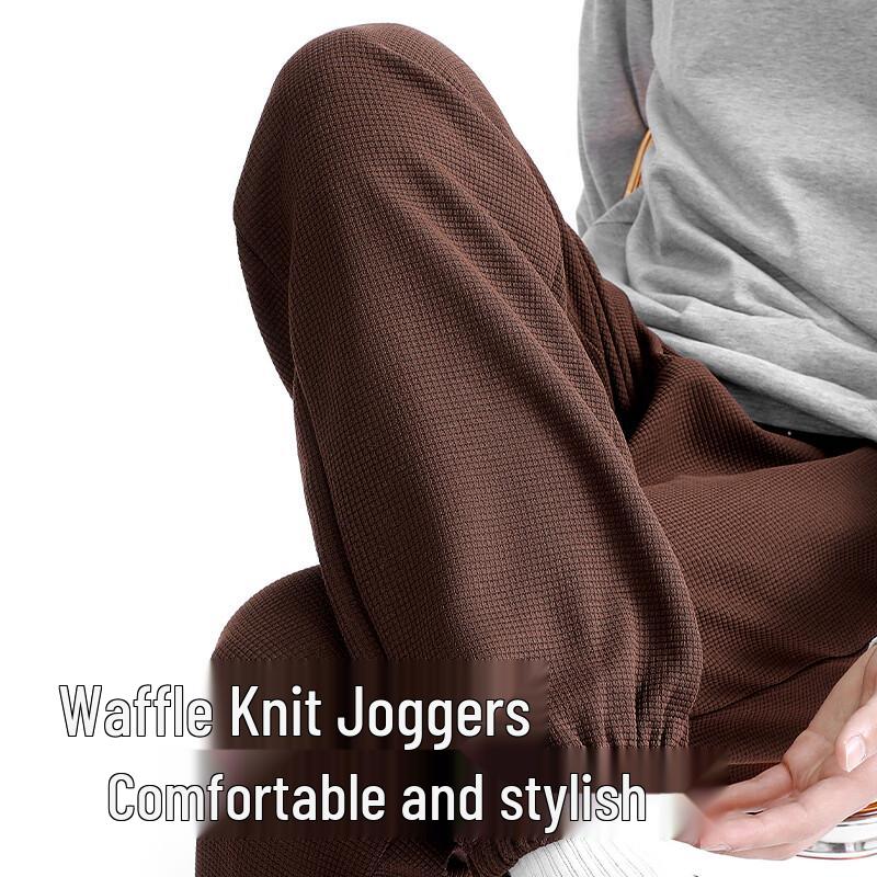 Baleno Men's Waffle Knit Jogger Pants