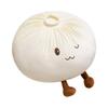 PP Cotton Bun Plush Doll Fluffy Comfortable Dumpling Plush Toy Steamed Bun Plush Toy  Bedroom Decor
