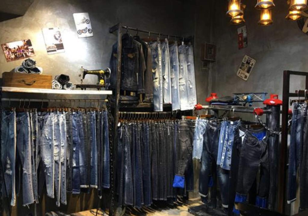 Petit De Français Men's Denim Jogger Pants, Distressed Jeans, Rider Jeans, Motorcycle Jeans, D-46 (XXL, Gray)