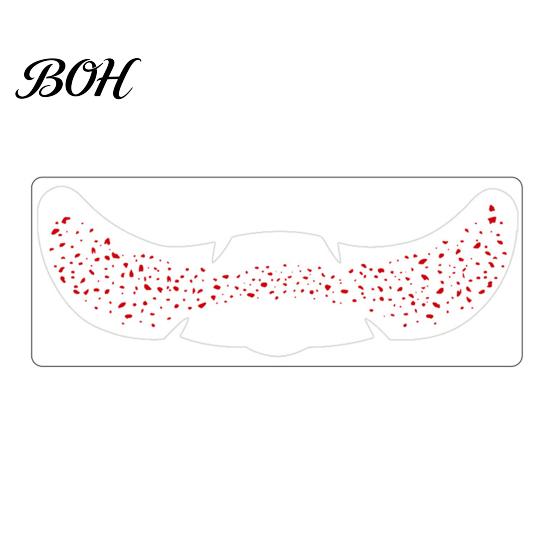 Eco-friendly Temporary Tattoos Tattoo Sticker, Red Freckles Face Tattoo, Waterproof Non-irritating for Kids Adults Festive Party Makeup Skin-friendly