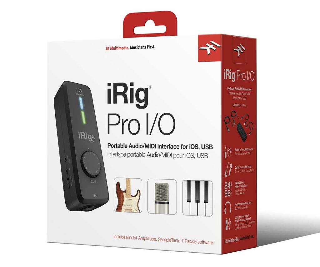 IK Multimedia iRig PRO I/O High-End Audio/MIDI Int