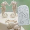 Bake Tools Food Grade Silicone Craft Safe Silicone Mould Chocolate DIY Cake Decor Sea Horse Mold