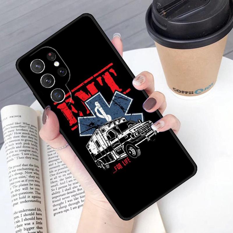 Чехол для телефона EMT EMS Скорая помощь Для Samsung Galaxy S24 S25 Ultra S21 S22 Ultra S10E Note 10 Plus Note 20 FE S23