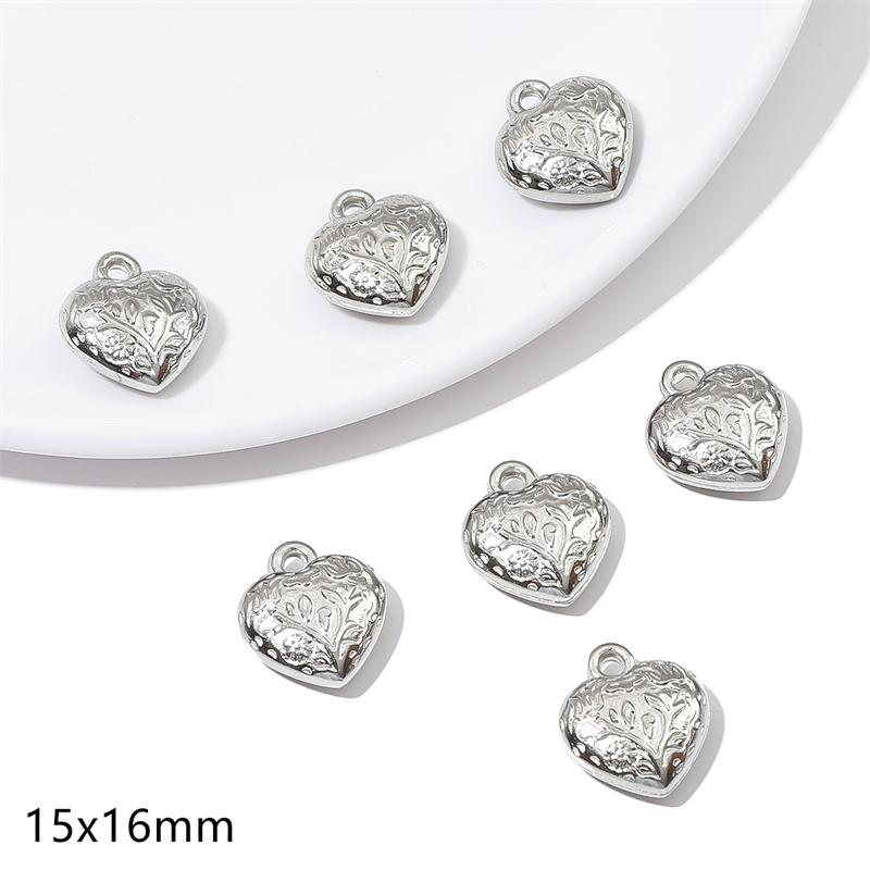 5-20 шт. Пластиковые серебряные родиевые подвески CCB в форме сердца, бабочки, банта, бусины для самостоятельного изготовления ювелирных изделий