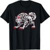 Смешная Черная Агрессивная Волк Красные Глаза Оборотень Футболка(1)