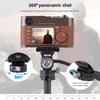 XILETU LS-1 Compact Video Fluid Head Pan Tilt Tripod Head Panorama Ballhead Tripod Mount Aluminum