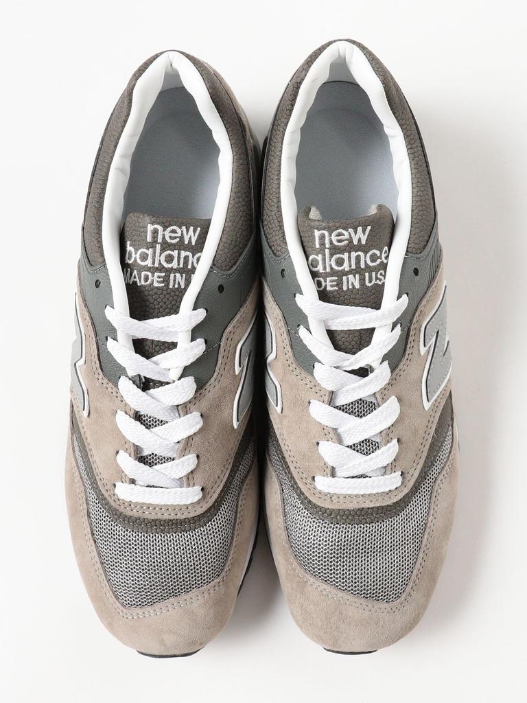 Beams New Balance U997 GY Canvas Size Men's Shoes, Gray, 26.5 (11313924424)