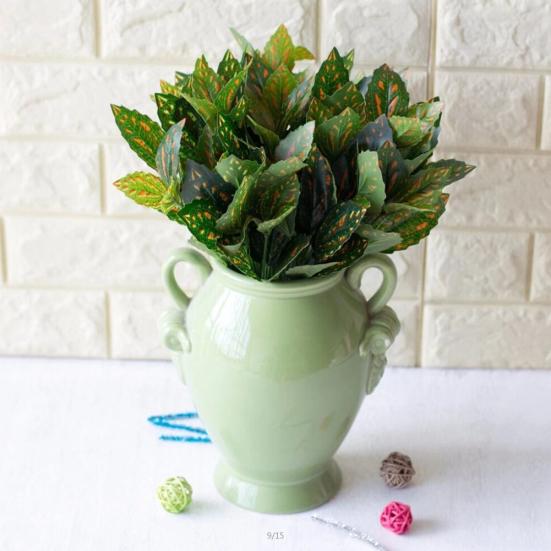 1 букет искусственная трава пластиковые растения комната офис дом сад бонсай декор