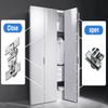 Furniture Adjustable Bifold Hinges,180° Folding Cabinet Closet Door Hinge,Double Cup Invisible Hinges,Self-Supporting Flap Hinge