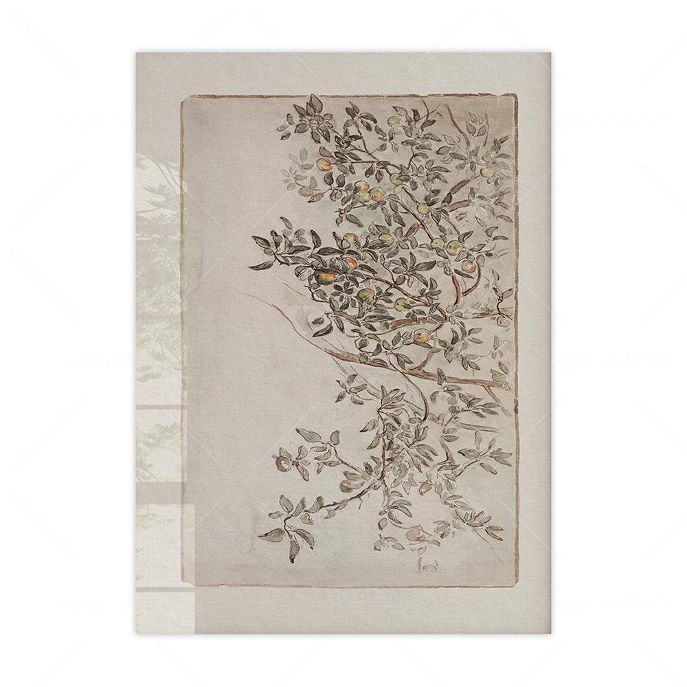 Ретро Холст Постер И Принт Винтажные Нейтральные Теплые Картины Настенный Декор Для Фермерского Дома Спальни Комнаты Домашний Декор