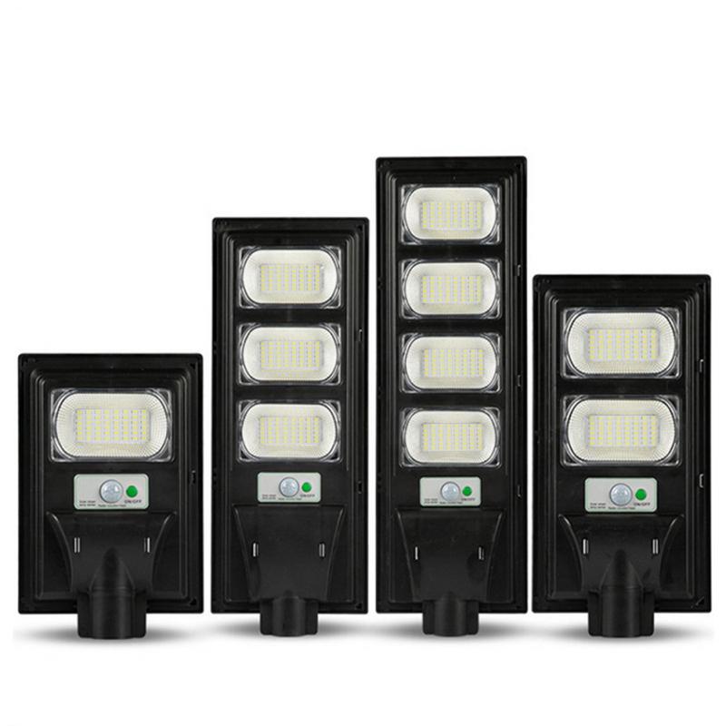 Светодиодные уличные фонари на солнечных батареях, прожектор с датчиком интеллектуального управления светом на 180 градусов с дистанционным управлением