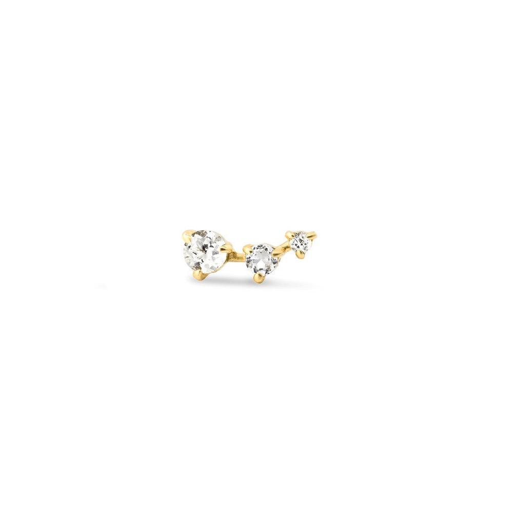 1 шт. Серьга для пирсинга уха Daith Серьги для пирсинга для женщин Золотой цвет Звезда Глаз Трагус Хеликс Септум Хрящ Ювелирные изделия из нержавеющей стали