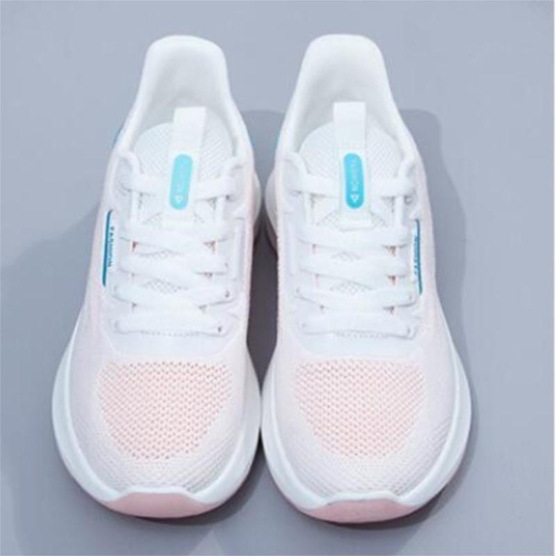 Летающие плетеные спортивные туфли женские летние новые кроссовки для бега модные повседневные кроссовки D351