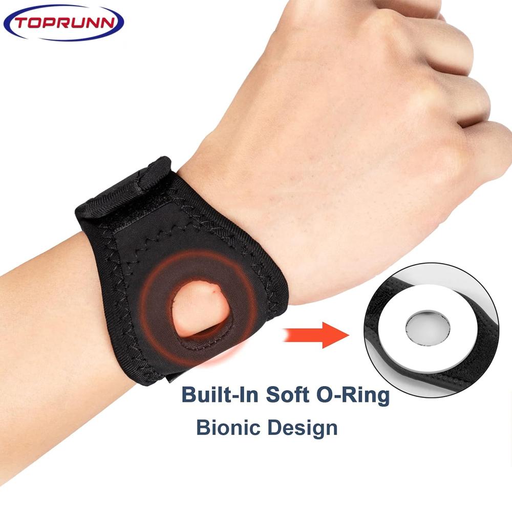 Adjustable Wrap Compression Wrist Brace for TFCC Tears Carpal Tunnel Pain Tendonitis Relief Fitness Weight Lifting Wrist Support 1