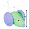 Cat Mouse Car Toy with Laser Teaser Stick Interactive Chase Play Toy for Kittens Indoor Exercise Daily Pet Supplies