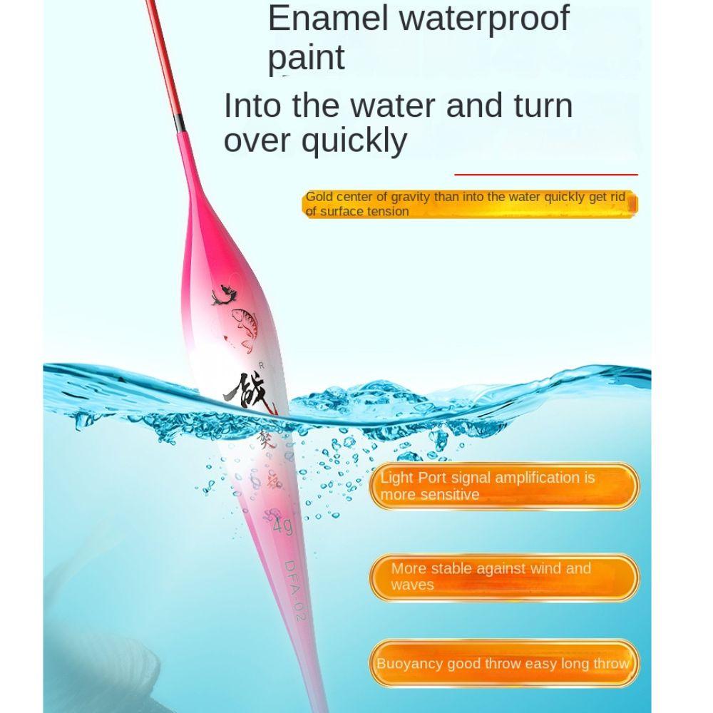 2pcs Slip Drift Tube Rocky Fishing Lure Float Eye-catching Triangle Tail Fishing Float  Fishing