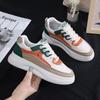 Little White Shoes Women's New High-value Campus Versatile Student Sports Shoes Showing Feet Small Board Shoes Campus Casual Shoes
