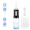 220ml Oral Irrigator Portable Water Dental Flosser USB Rechargeable Water Jet Floss Tooth Pick 4 Jet Tip 3 Modes Teeth Cleaner