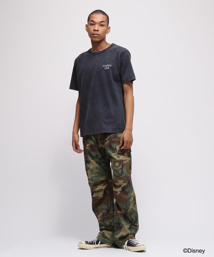 AVIREX Коллекция FANTASIA MICKEY MOUSE FILM MASIC Размер ФУТБОЛКА, Мужская, L, 410, Угольный, 783-5234026