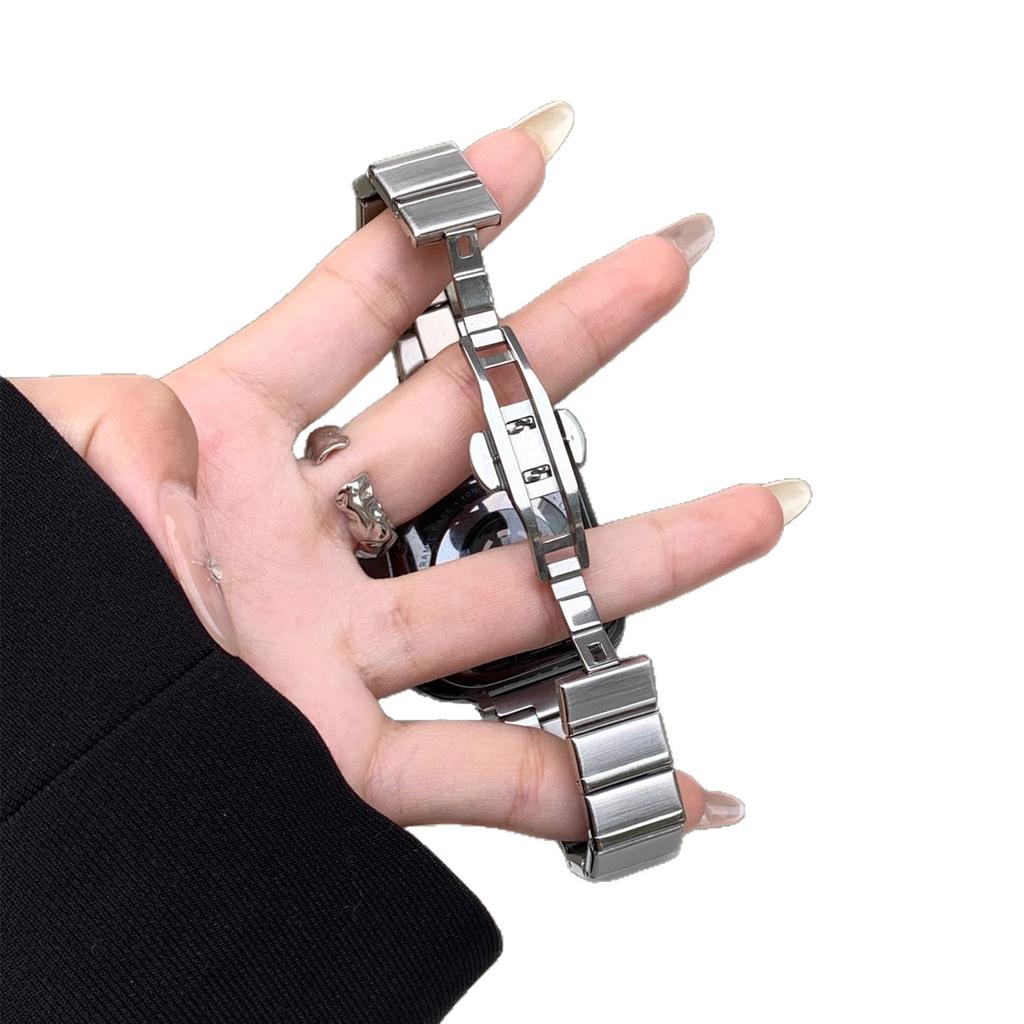 Применимый Apple Apple Watch Бамбуковый Нержавеющая Сталь Ремешок iwach10 Один Шарик Женские Маленькие Часы Ремешок