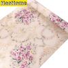 Peel and Stick Wallpaper Removable Vintage Yellow Floral Self Adhesive Wallpaper Shelf Drawer Liner Wall Paper Decorative Roll