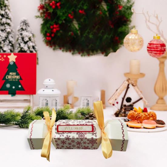 Рождественский сюрприз, выдвижной мешочек для денег, выдвижная подарочная коробка для денег, прямоугольный держатель для денег с лентой для подарка наличными