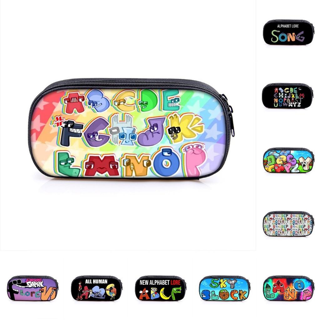 Пенал Alphabet Lore, большая вместимость, сумка-косметичка для студентов, подарок