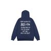 Mens Unisex Hooded Sweatshirt Letter Print Loose Fit Casual Top