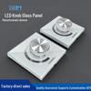 86 Knob LED Dimmer Panel: 12V Low Voltage Glass Controller for Strip Lighting
