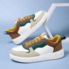 Men's Shoes Autumn Explosion 2024 New Boys Versatile Senior Sense Splicing Board Shoes Casual White Shoes Board Shoes