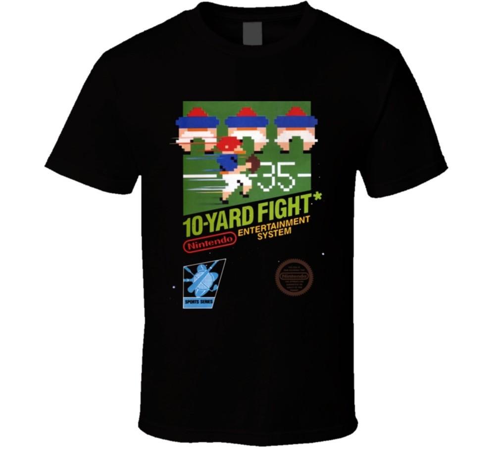 10 Yard Fight Nes Classic Черная Коробка Видеоигра Футболка Унисекс Футболка