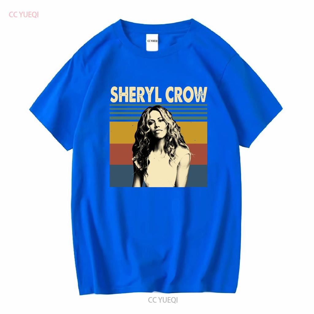 Sheryl Crow American Musician Vintage Retro T Shirt vintage Washed Stretched Casual Comfortable Slightly Soft fashion graphic