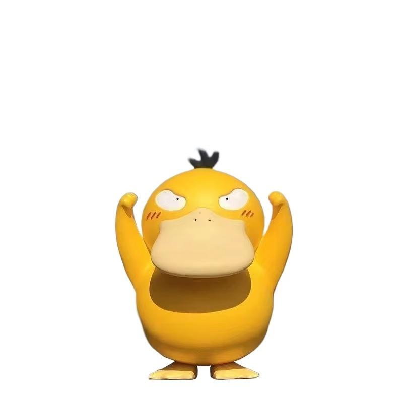Фигурка Psyduck из Sun Studio ПВХ Аниме Периферия Милая Ручная Работа Модель Украшение для Стола Автомобиля Коллекционная Игрушка Подарок