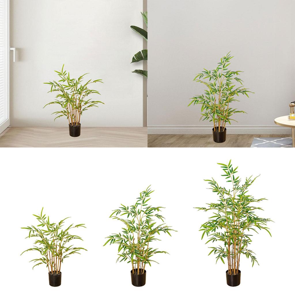 Искусственное бамбуковое дерево Искусственное дерево для гостиной, рабочего стола, для использования в помещении и на улице
